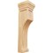 Ekena Millwork 4"W x 4"D x 14"H Recessed Groove Corbel, Red Oak COR04X04X14RERO - alternate 1